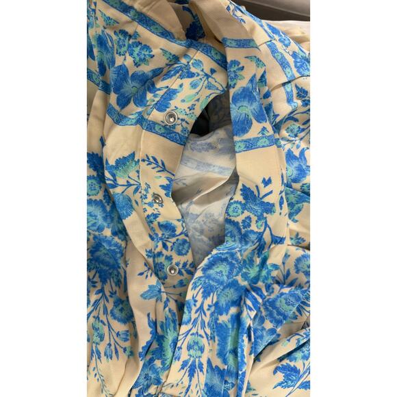 Anthropologie Plenty Tracy Reese Printed Halter Wide Leg Jumpsuit Womens XS New - Picture 8 of 12